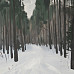 Зимний лес, 1999 г.